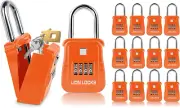 Lion Locks 1500 Key Storage Lockbox, Set-Your-Own Code Lock Portable Key Holder