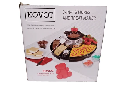 3-in-1 Treat Maker S’mores/Fondue & Gummies Station (NIB)