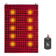 Heated Sleeping Bag pad, Heated Sleeping Bag Liner, 5+5 Heating Zones, Operat...