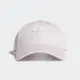 ADIDAS 帽子 Trefoil Baseball Cap 愛迪達 三葉草 電繡 老帽 穿搭 帽微可調 粉白 FM1325【TOP QUEEN】