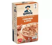 Quaker Instant Oatmeal, Cinnamon & Spice