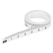 1Pcs Adhesive Ruler 0-100cm Measure Tape Sticker Clear Background Black Text