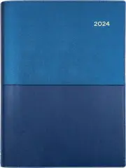 Collins Vanessa 2024 Diary - Week to View, Size A4, Blue