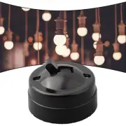 Switch Single Control Wall Mounted 220-250V Black Easy Install Light Switch