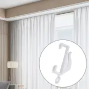 100pcs Curtain Track S Shape Hook Gliders Sliding Roller Accessories Home Decors