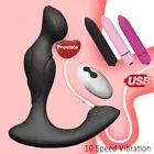 Male Plug Thrusting Speed Wearable Licking Backdoor 10 Prostate Sex Toy AU AU