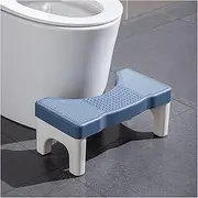 [HOXATYP] Toilet Stool for Adults and Kids,Bathroom Foot Poop Stool with Non-Slip Surface, Durable Plastic Step for Better Posture