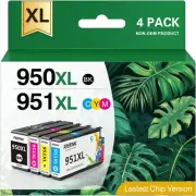 Fastink 950Xl 951Xl Ink Cartridges Combo Pack For Hp Officejet Pro Printers