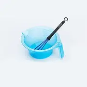 Ha Dye Colouring Bowl String Rod Plastic Dye Cream Dye Stuff Mixing Bowl Barber Salon Tint Hadressing Color Styling Tools