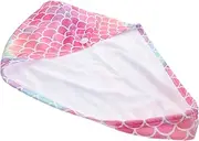 HONMEET 2pcs Microfiber Hair Towel Wrap for Boys and Girls Adults Quick Dry Hair Turban Absorbent Cap for Wet