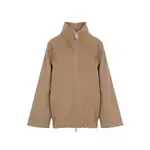 [Khaite] Khaite-Camel Brown Wool Garret Jacket-Donna S STAND