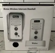Wuloo Wireless Intercom Doorbell 0.5 Mile Range Rechargeable Wireless Security