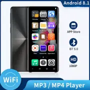 Bluetooth HiFi MP3 MP4 Player Music FM Radio Recorder Support 128GB With Speaker