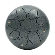 Outdoor Rain Drum Outdoor Rain Play Steel Tongue Drum 11.4cm 8 Tones Drum With Drumsticks And Music Book Handpan Meditation Drum For Garden Meditat...