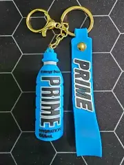 BLUE (BLUE RASPBERRY) PRIME HYDRATION ENERGY DRINK KEYCHAIN KEYRING *