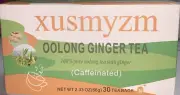 Xusmyzm Oolong Ginger Tea Caffeinated - 29 Count Of Tea Bags!