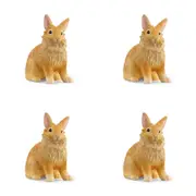 4x Schleich Kids/Childrens Toy Play Action Replica Figurine Lionhead Rabbit 3y+