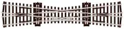 Peco Single Slip 12 degree angle OO Gauge Model Railway SL-80