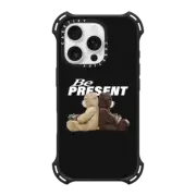 iPhone 16 Pro Bounce Case MagSafe Compatible Be Present, Black Case
