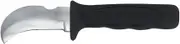 Klein Tools 1570-3LR Lineman's Skinning Knife, Made in USA, Ergonomic Handle with Finger Grooves, 3-Inch Fixed Hook Blade with Notch