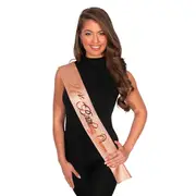 Rose Gold Glitter 21st Birthday Queen Sash