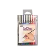 Pack of 10 Micro Fine Point Color Pens Acid Free Non Toxic Smooth Writing