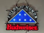 Folds Of Honor Army Beer 24"x20" Vivid LED Neon Sign Light Lamp With Dimmer