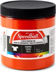 Fabric Screen Printing Ink 236 Ml, Orange