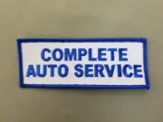 complete auto service embroidered iron on patch