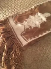 2d. Anthropologie Echo Collection Alpaca Wool Embroidered Peruvian Scarf NWT