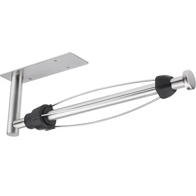 Paper Towel Holder Under Cabinet, Single Hand Operable Paper Towel Roll Holde...