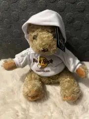 Hard Rock Cafe Yokohama - 8" Hoodie Bear / Yokohama, Japan / New with Tag