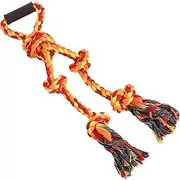 Fejapa Large Dog Rope Toys for Aggressive Chewers - Pitbull Tug of War, Heavy Duty, Outdoor, Medium to Large Breed Dog Chew Rope with Handle