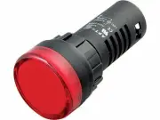 5pcs 10V 16mm Red LED Indicator Pilot Signal Light Lamp [M2]
