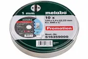 Metabo 616359000 - Cutting Discs 125mm 10 Pack 125 x 1.0 x 22.23mm