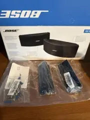 Bose 151 SE Outdoor Environmental Speakers Pair Set 2 Black NEW NIOB W/mounting