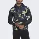 【adidas 愛迪達】Camo Hoodie 男 連帽上衣 帽T 運動 休閒 迷彩 刷毛 舒適 國際版 藍黑(HF4882)