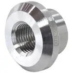 Aeroflow Female Weld On Bung, M10X1.0 Thread, Aluminium - AF996-M10D