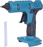 ALL IN RED BOX Hot Glue Gun Cordless Hot Glue Gun for Makita 18V Lithium Battery (Battery NOT Included) with 2pcs Glue Sticks Portable Battery-Powered Glue Gun for Arts DIY Festival Decoration
