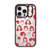 iPhone 16 Pro Impact Ring Stand Case MagSafe Compatible Women by Agathe Marty