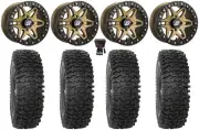 Sedona Split 6 Bdlk 15" Wheels Br 32" RC500 Tires Polaris Ranger XP 9/1K