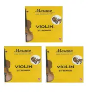 3 Sets Violin String Set G-D-A-E 4/4 - 3/4 Size