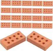 Angoily 25Pcs Mini Brick Models for DIY Building Projects Safe Simulation Bricks for Parent Interaction for Table Architecture Displays and Creative Crafts