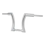 Chrome 14" Rise 2" Ape Hanger Handlebar Fit For Harley Softail Super Glide Dyna