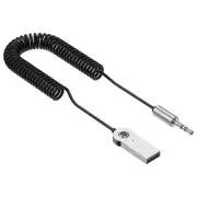 Car 3.5+USB Bluetooth Wireless Receiver AUX Handsfree Stereo Music Audio Adapter