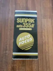 Sunpak Auto 355 AF Thyristor Auto Focus For Canon CA 650-35C