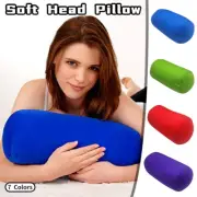 Soft Head Pillow Foam Neck Sleeping Round Pillow Office Cervical Roll Headrest