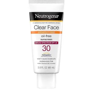 Neutrogena 露得清 Clear Face 液體乳液防曬霜 適用於痤瘡皮膚（無香）SPF50【小妮子美妝】