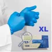 Queen Disposable Nitrile Gloves XL Blue 100 PCS