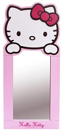 在飛比找樂天市場購物網優惠-【震撼精品百貨】Hello Kitty 凱蒂貓 造型直立鏡 